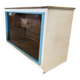 Vintage wooden shop counter/display case: design project