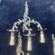 4 large bronze wall lights 3 louis xv rocaille lights