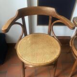 Pair of vintage Jacob and Josef Kohn Wien Bentwood bistro armchairs