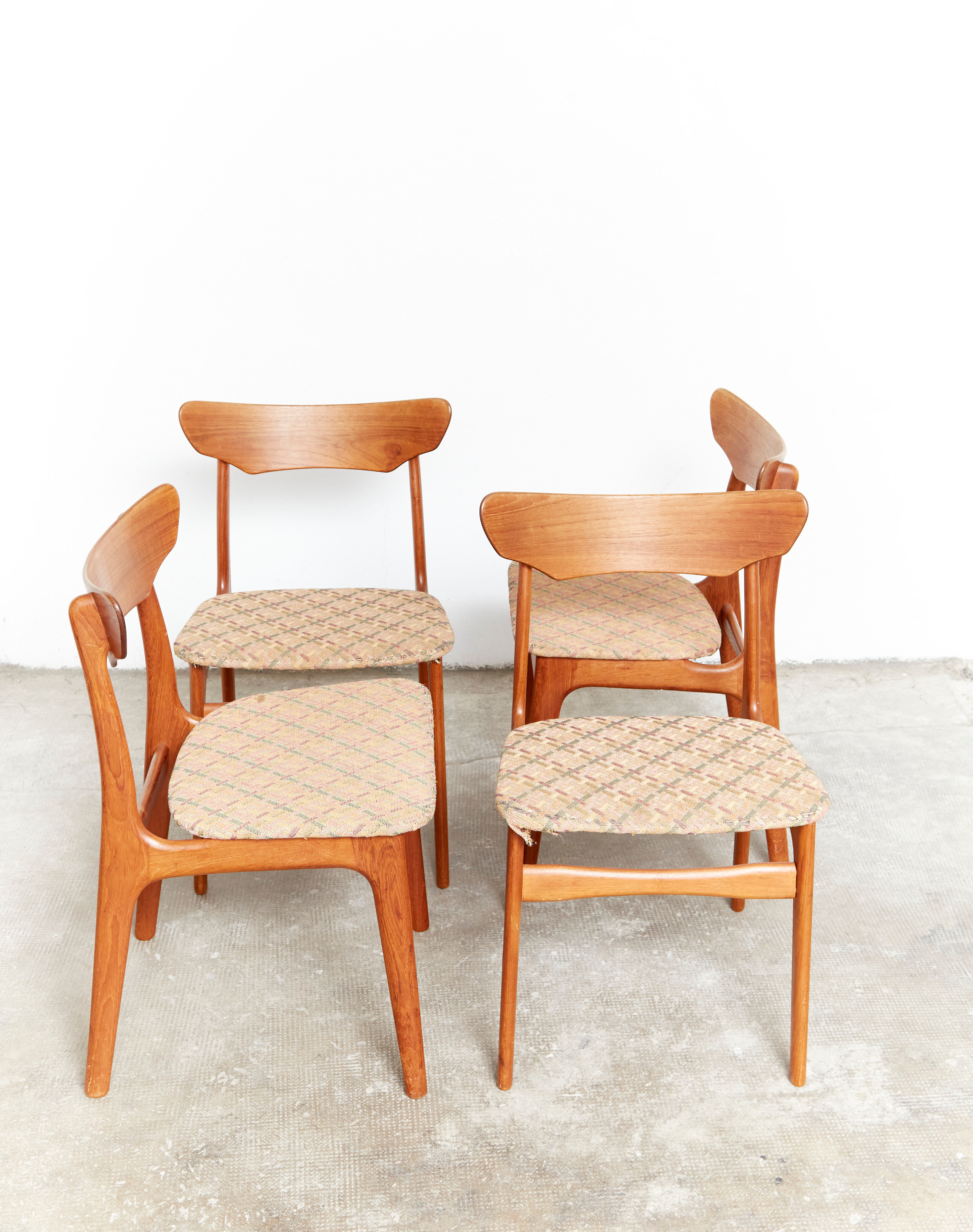 Schienning & Elgaard dining chairs, set of four