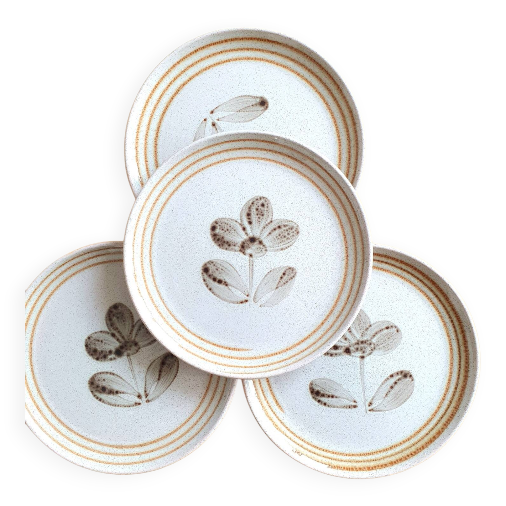 Vintage Sarreguemines dessert plates