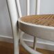 Chaise en bois et cannage