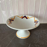 Art Deco compotier Moulin des Loups & hanages orchies. littoral