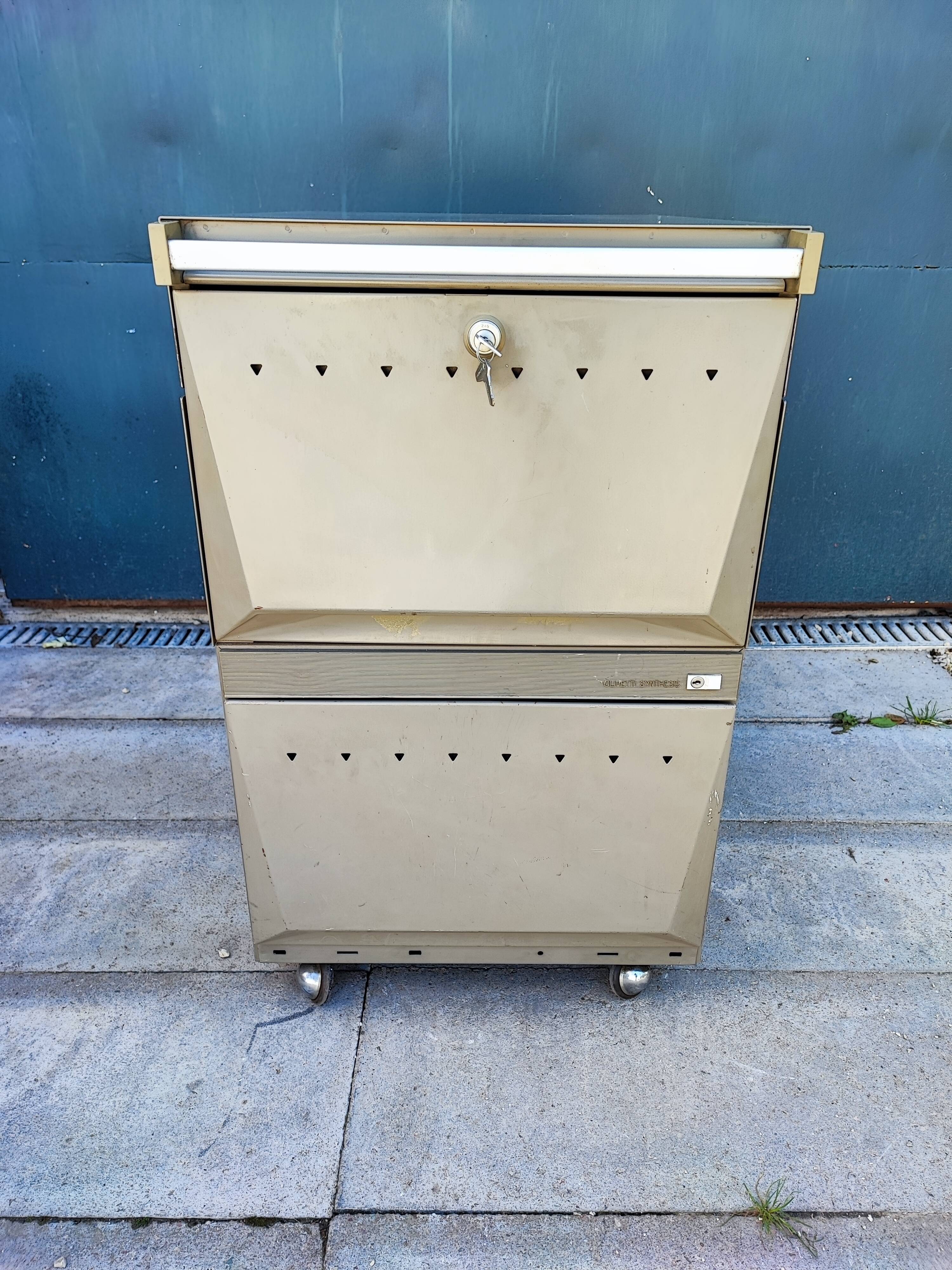 Storage cabinet Olivetti Metal Synthesis file