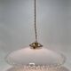 Suspension en opaline blanche