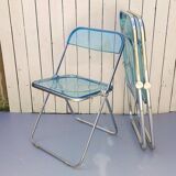 Set of three chairs Plia, Giancarlo Piretti, 70's