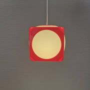 Vintage Poker Dice pendant lamp by Hoyrup Lighting, 1976, Denmark.