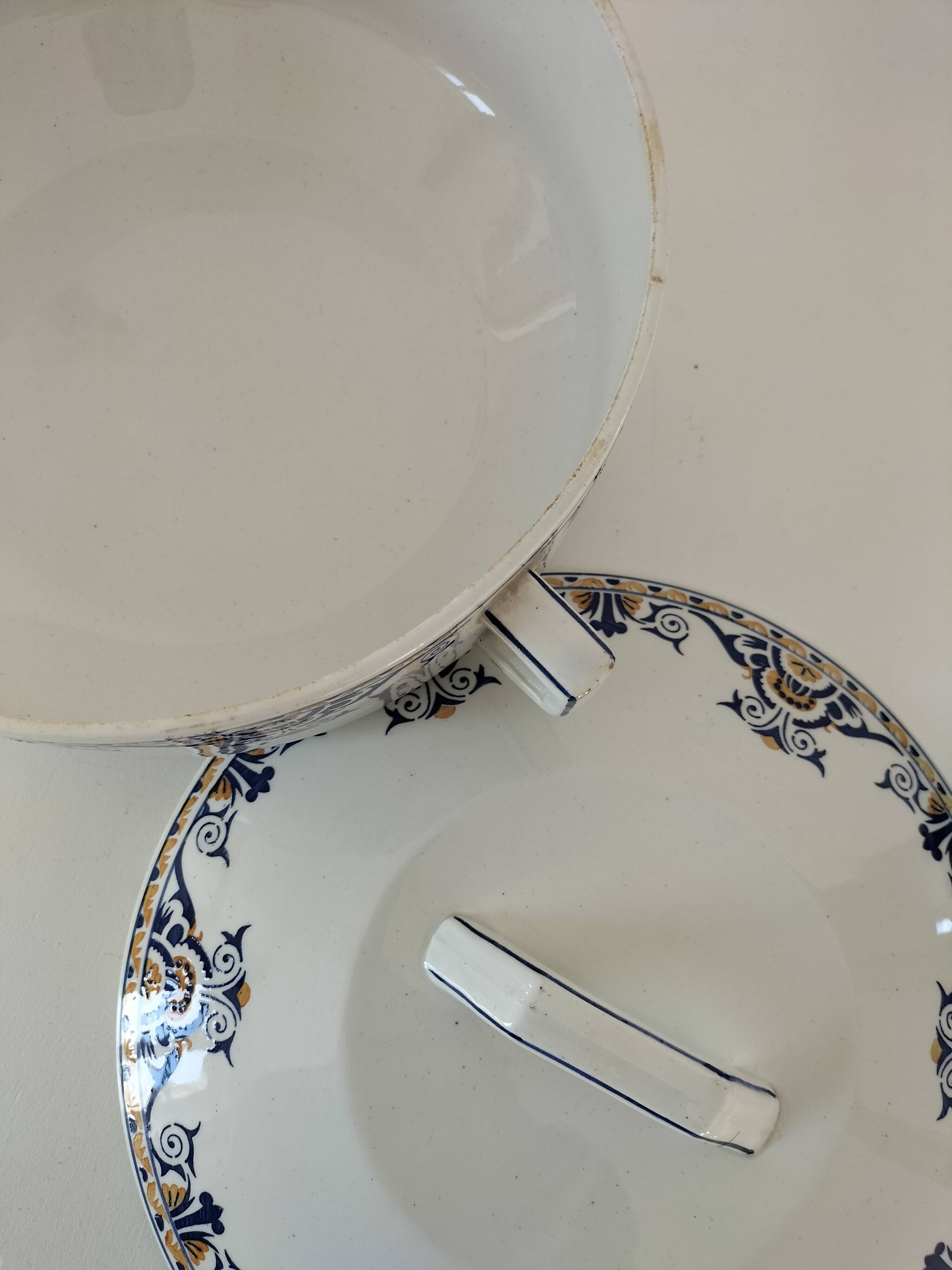 Orchies soup tureen Moulin des Loups and Hamage model St Gast 1925-1935