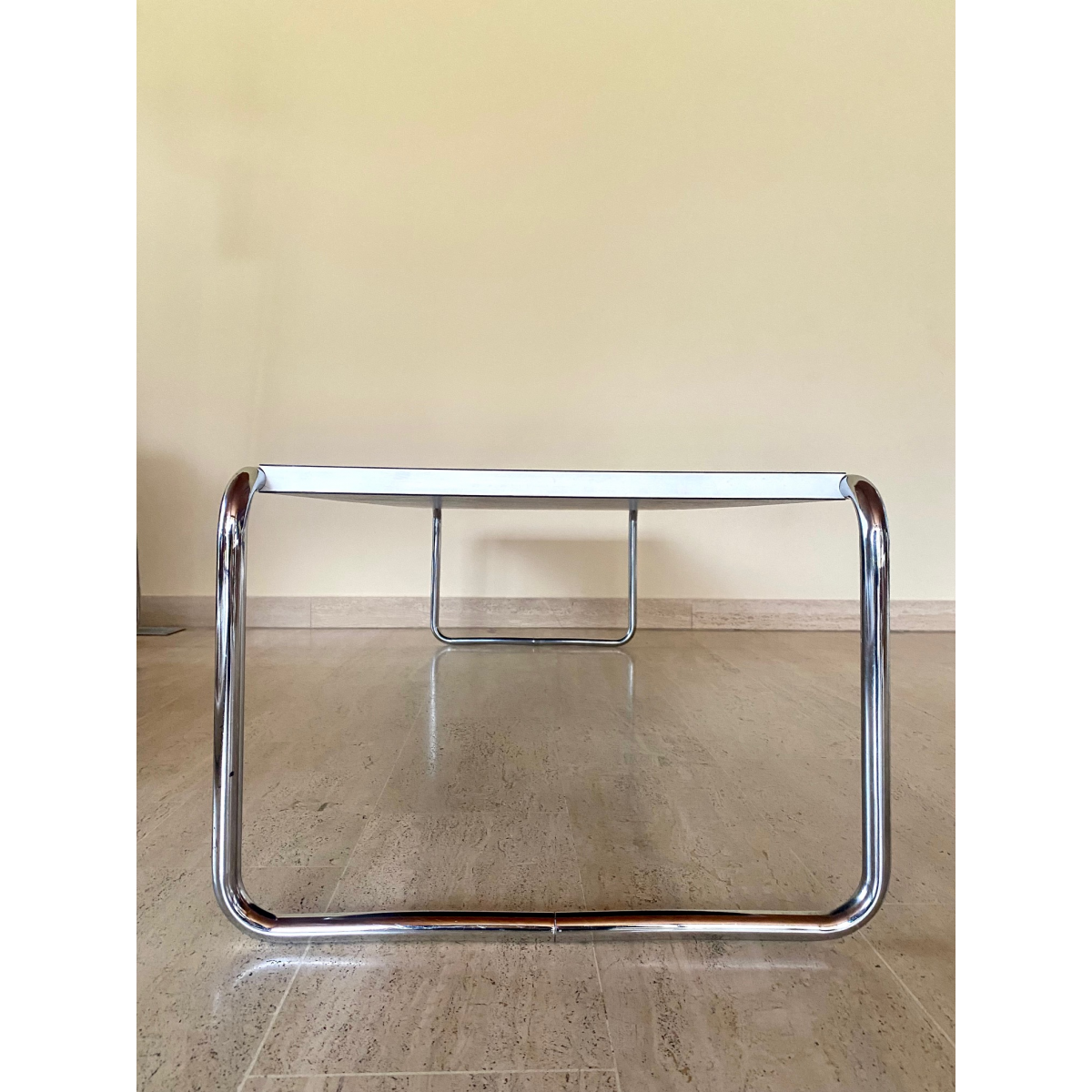 Vintage Laccio coffee table by Marcel Breuer for Gavina, Knoll, 70s