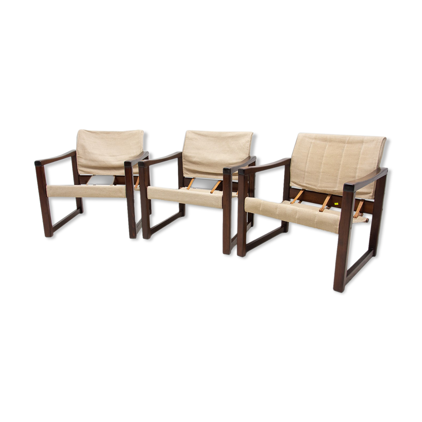 Safari Chairs by Karin Mobring, 1980s, set of 3