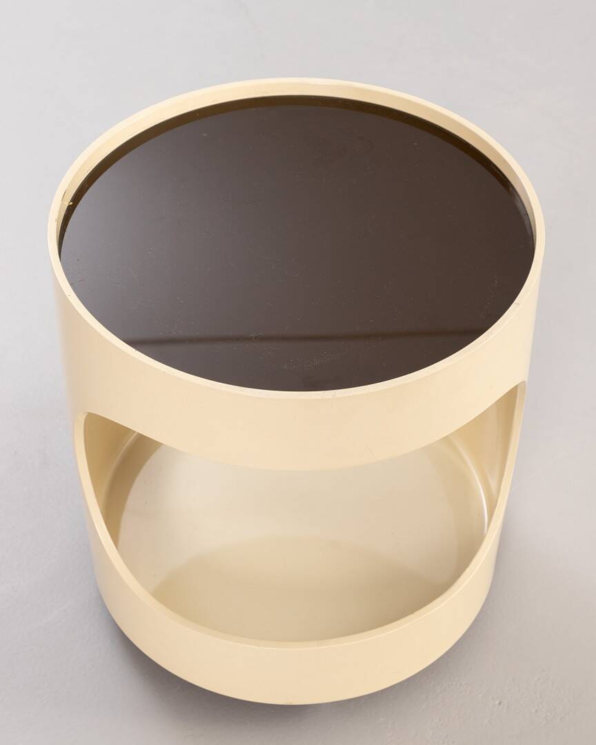 Opal, wheeled side table