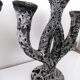 Pair of ceramic candle holders