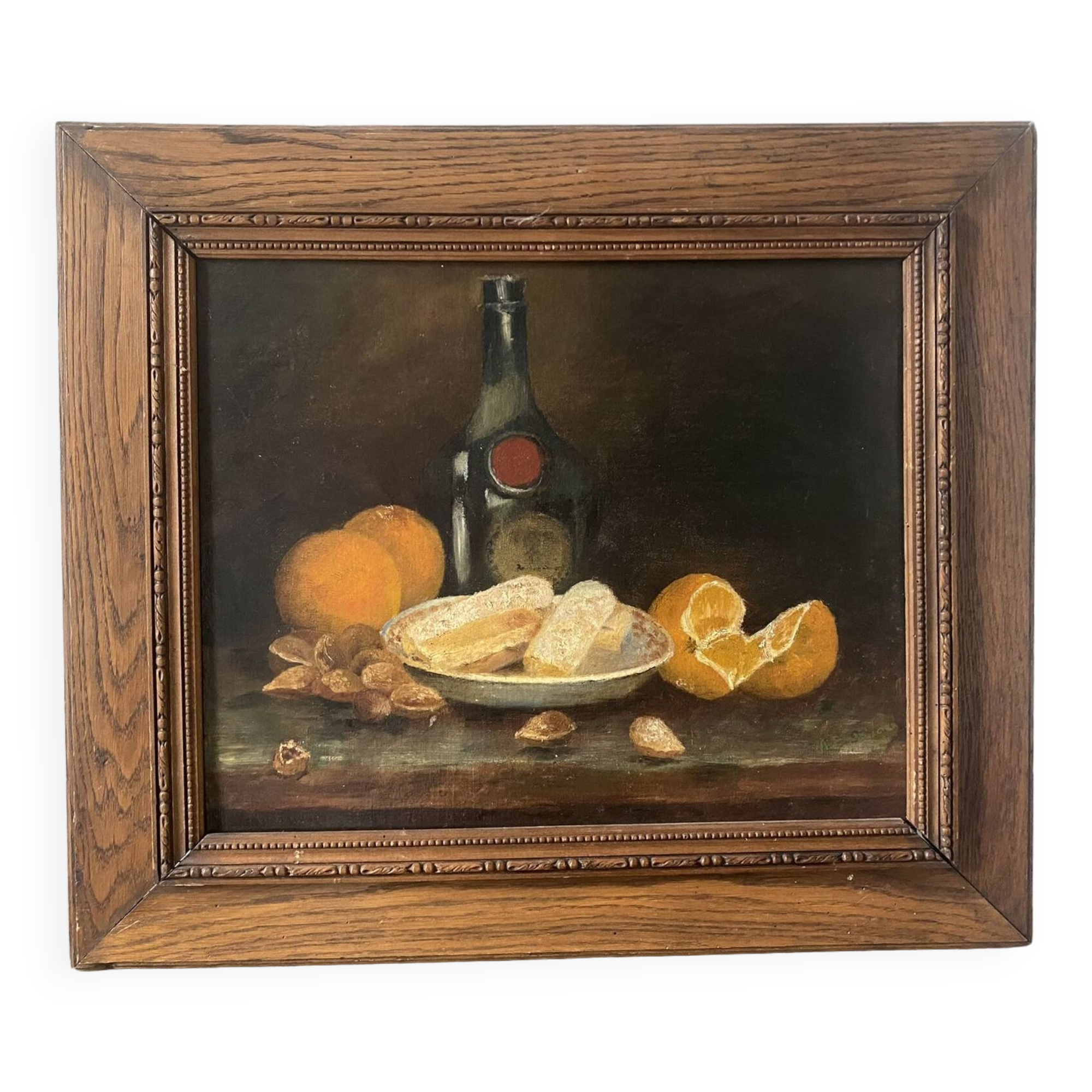 Nature morte aux fruits de la fin du XIXème siècle