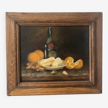 Still life with fruits from the end of the 19th century