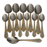 Set of 12 pieces 24k spoons