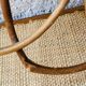 Large rattan mirror 55cm