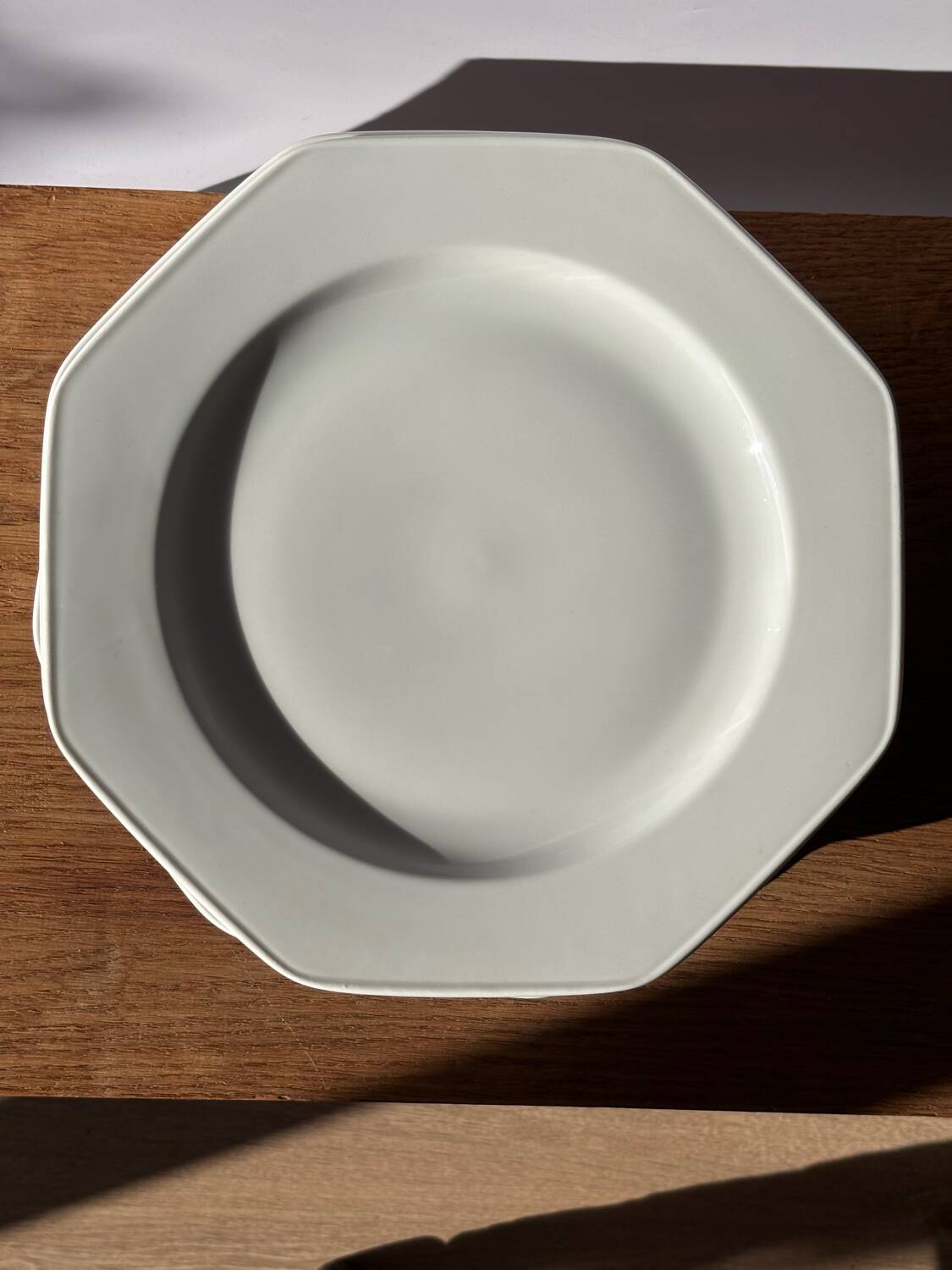 Vintage octagonal plates German porcelain