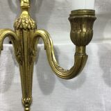 Pair of sconces Louis XVI Bronze