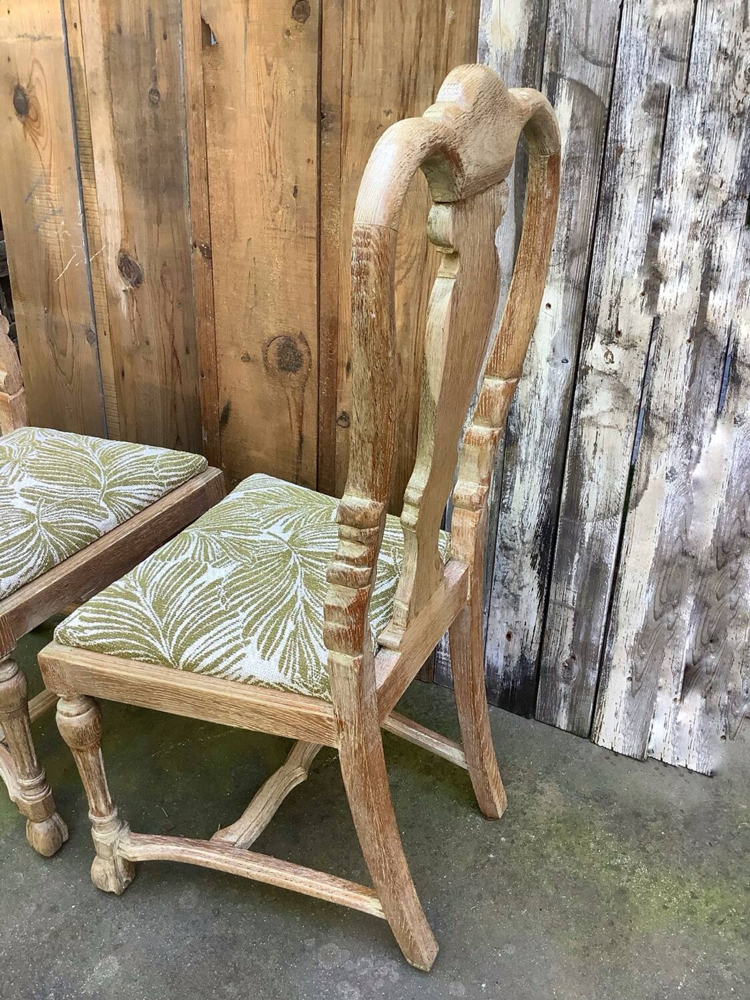 Lot de deux chaises Baroque Suedois