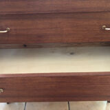 Scandinavian vintage chest of drawers, compass feet
