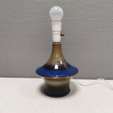 Very nice and rare ‘UFO’ Søholm table lamp in ceramic. Denmark 1970-80s