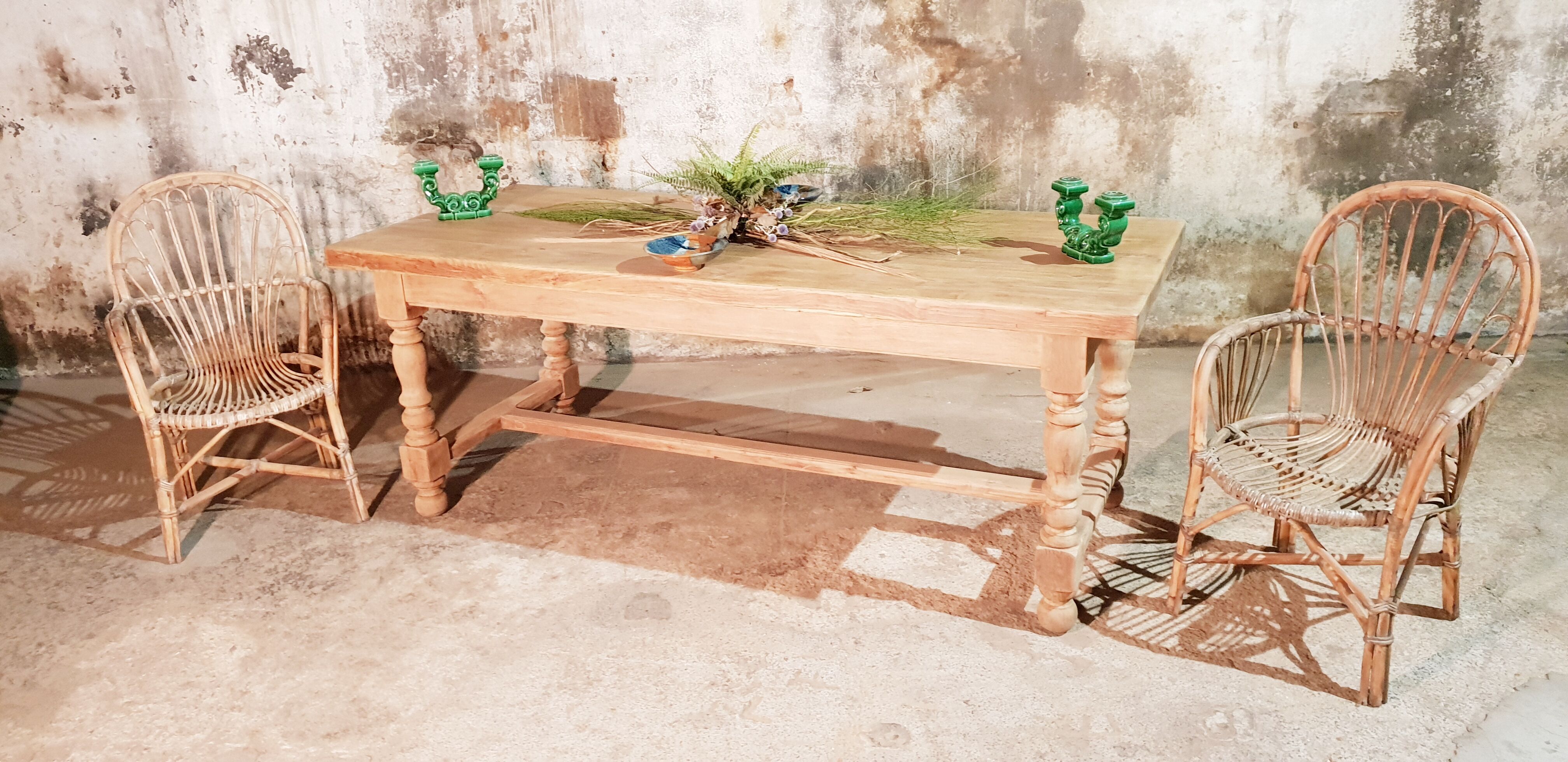 Vintage farmhouse table