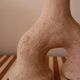 Raw tamegroat wabi sabi pottery sculpture