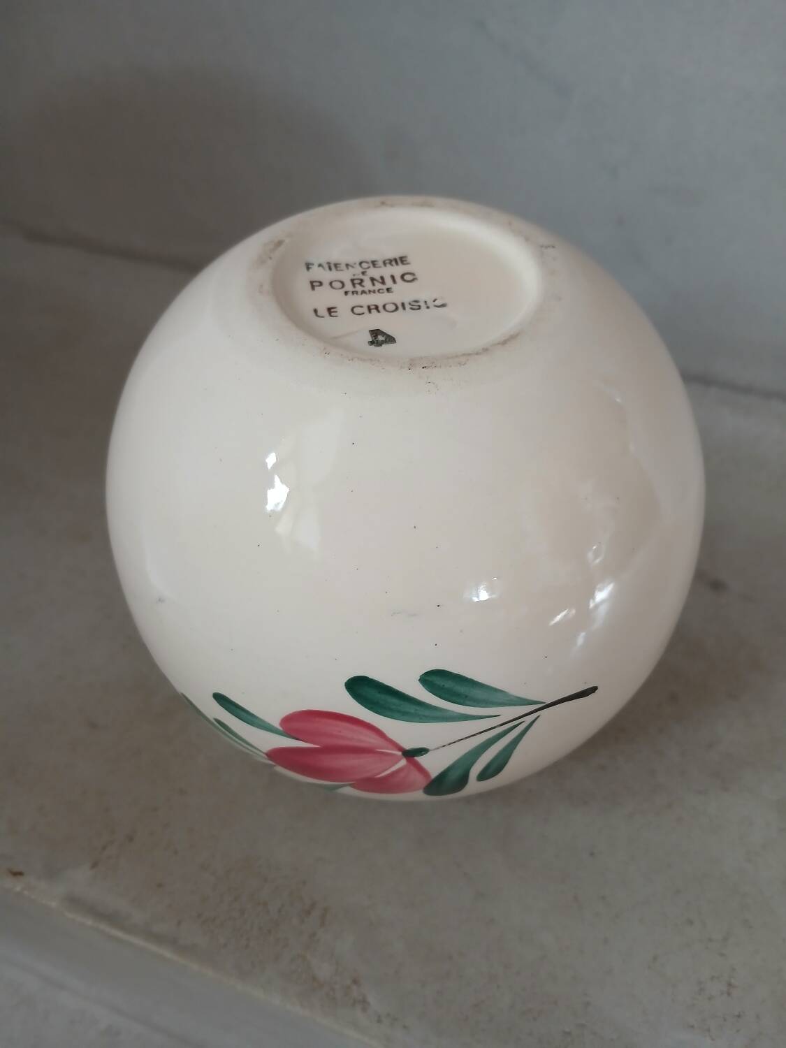Breton ceramic vase / flower pick