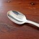 Christofle - Cirta model table spoon in Art Deco silver-plated metal