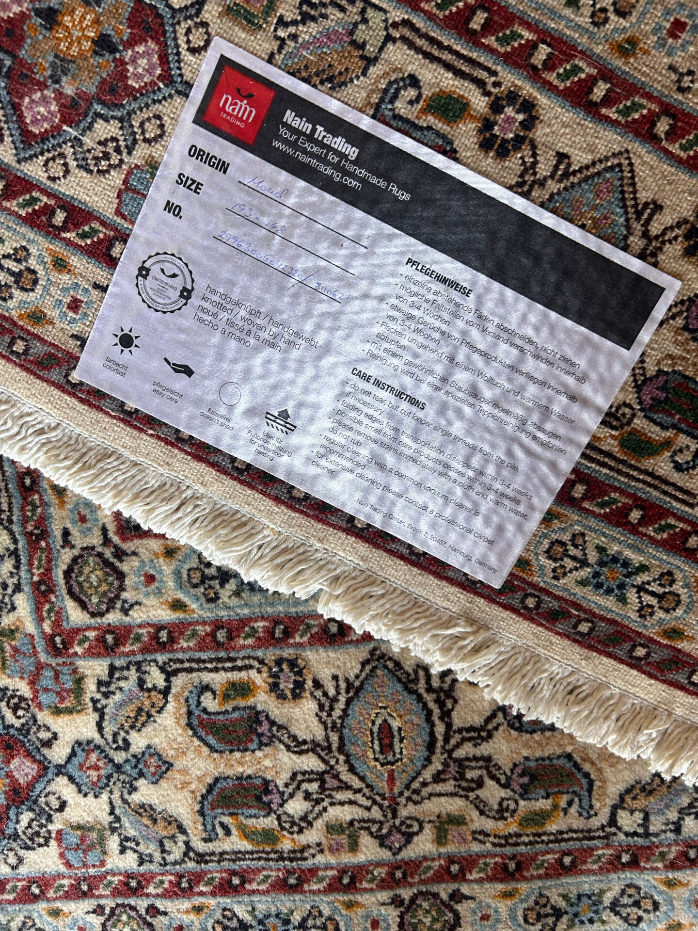 Tapis maison Nain Trading