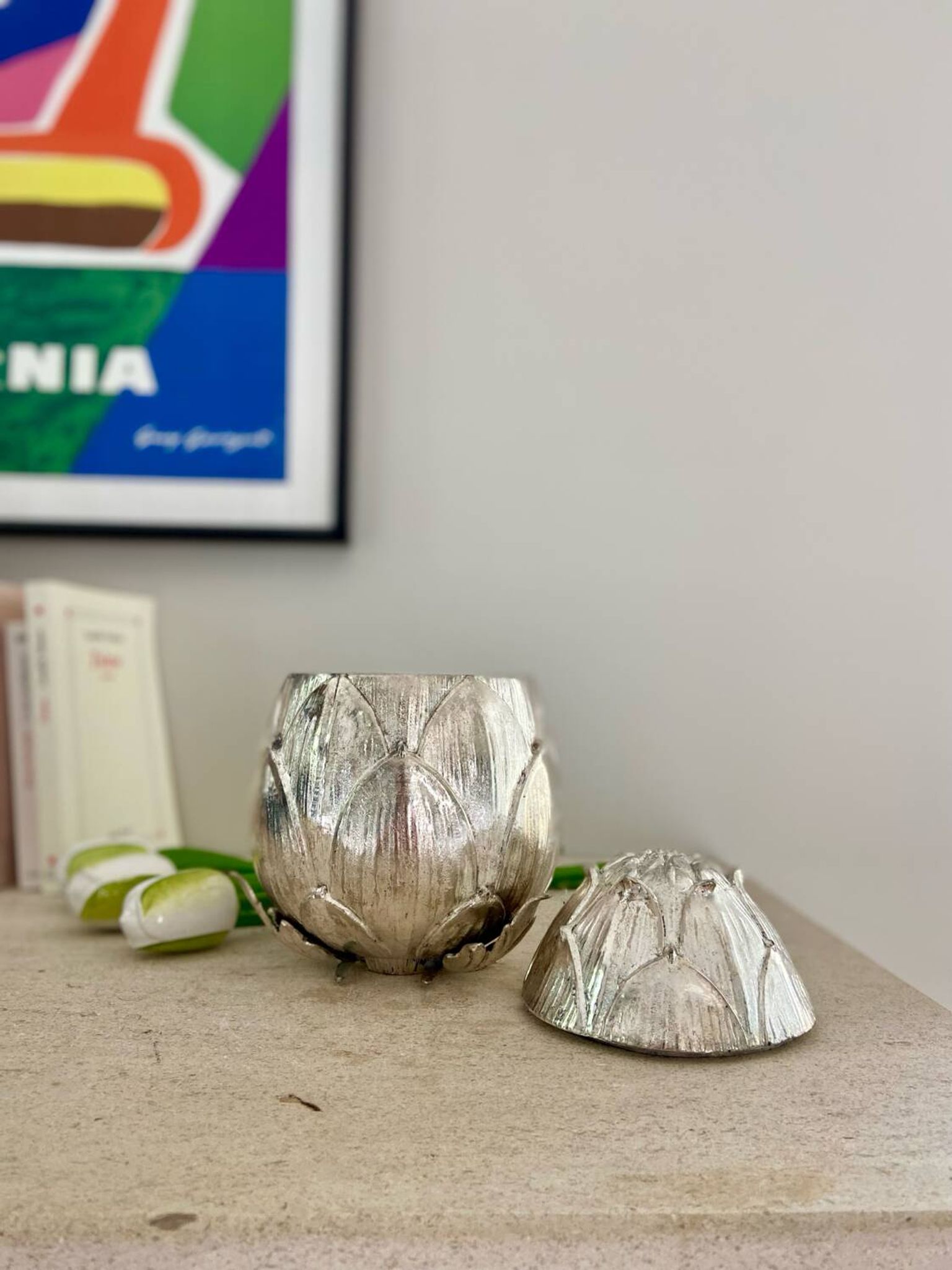 "Artichoke" ice bucket by Mauro Manetti for Fonderia Darte - circa
