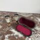 Pair of binoculars, theater, opera, mother-of-pearl, gilded brass, early twentieth century, curiosity object, showcase