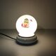 Opaline ball lamp with vintage clown pattern 1960