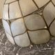Suspension mother-of-pearl and brass diam 25 cm