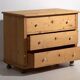 Antique solid wood chest of drawers (circa 1920)