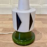 Opaline lamp "Scandinavian design 1950".