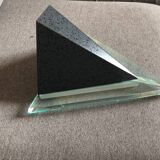 Pair of Postmodern Triangular Wall Sconces, 80s, Elite Holland