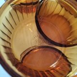 Set of 8 Duralex amber-colored ramekins