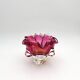 Bowl Ashtray Josef Hospodka Chribska Sommerso Rose 14cm 1.78kg