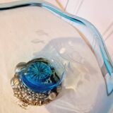 centerpiece with silkscreen and metal base