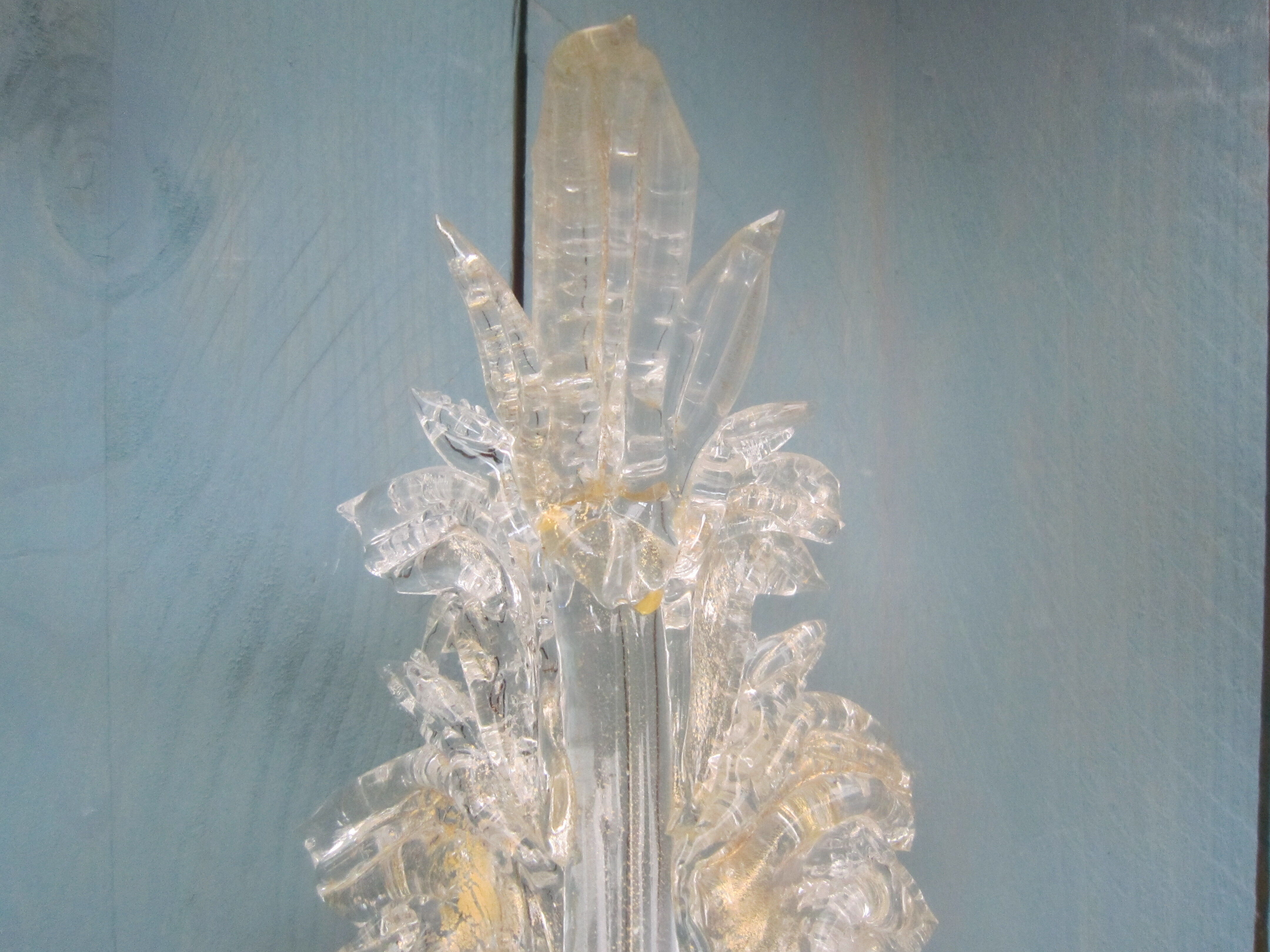 Wall light feather by Barovier and Toso Murano 1950