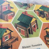 Old wooden construction game Jura Game "Chalet suise N°8"