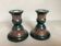 Pair of candlesticks from the 80s