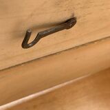 Vintage Parisian wardrobe, blue-green and gray