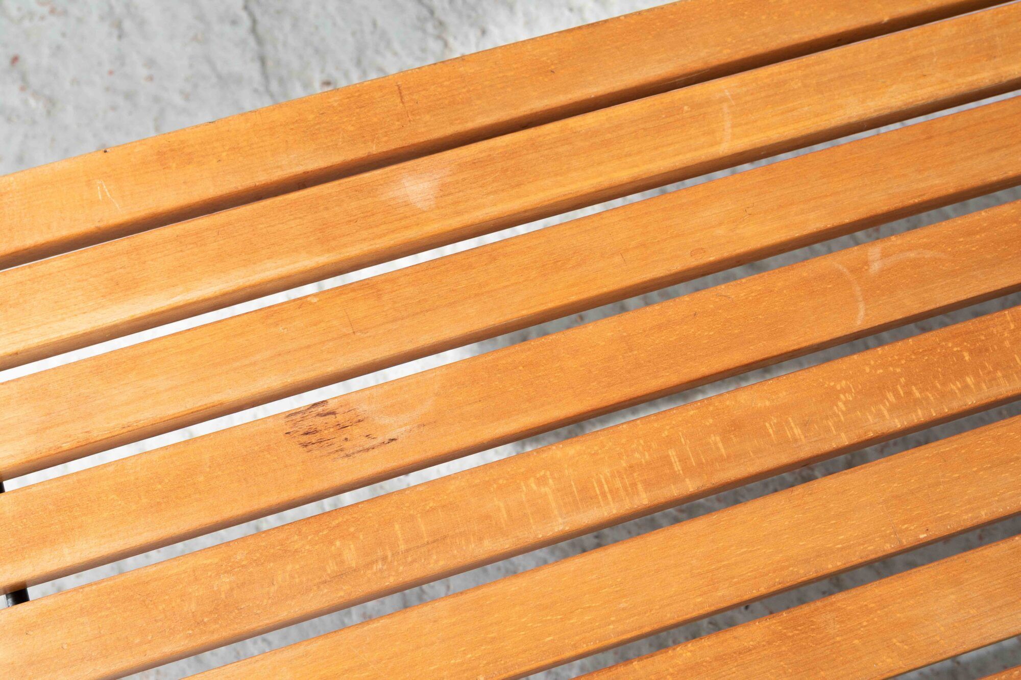 Slatted bench '400' by Harry Bertoia