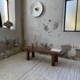 Brutalist workbench solid cherry coffee table