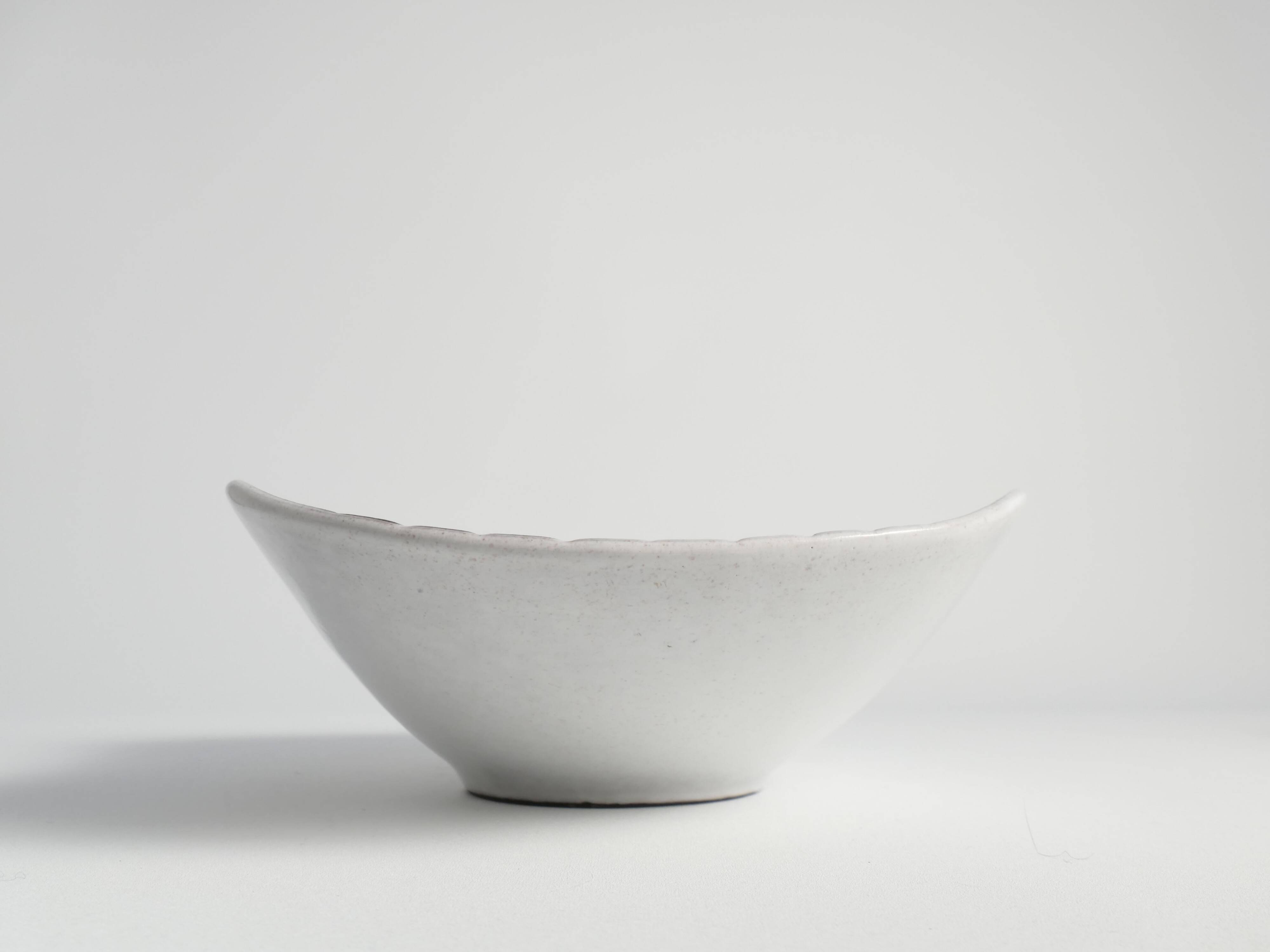 Mid-Century Ceramic Bowl "Ax" by Mari Simmulson for Upsala Ekeby, Sweden 1950s