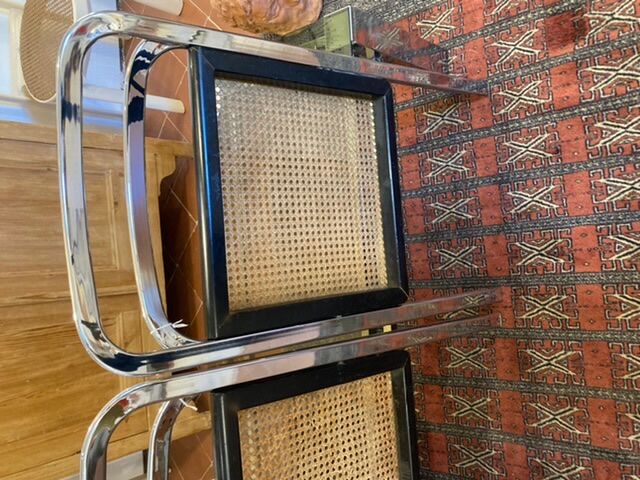 Pair of chairs by Giorgio Catellan for Cidue