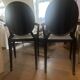 Louis Ghost chairs by Philippe Starck