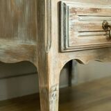 Old solid wood sideboard, restyled and chalk-washed